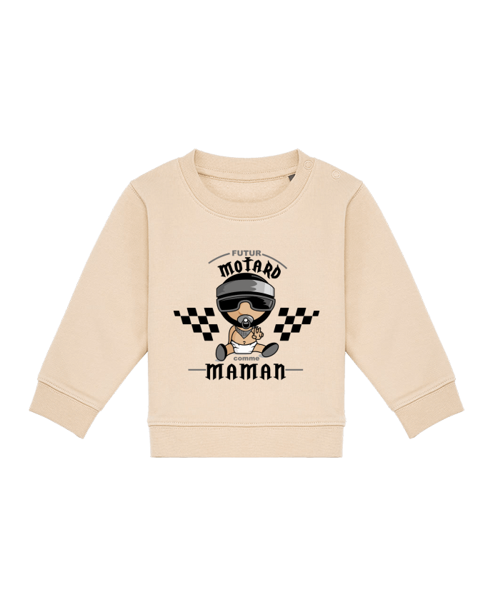 Sweat bébé Futur Motard comme maman par GraphiCK-Kids