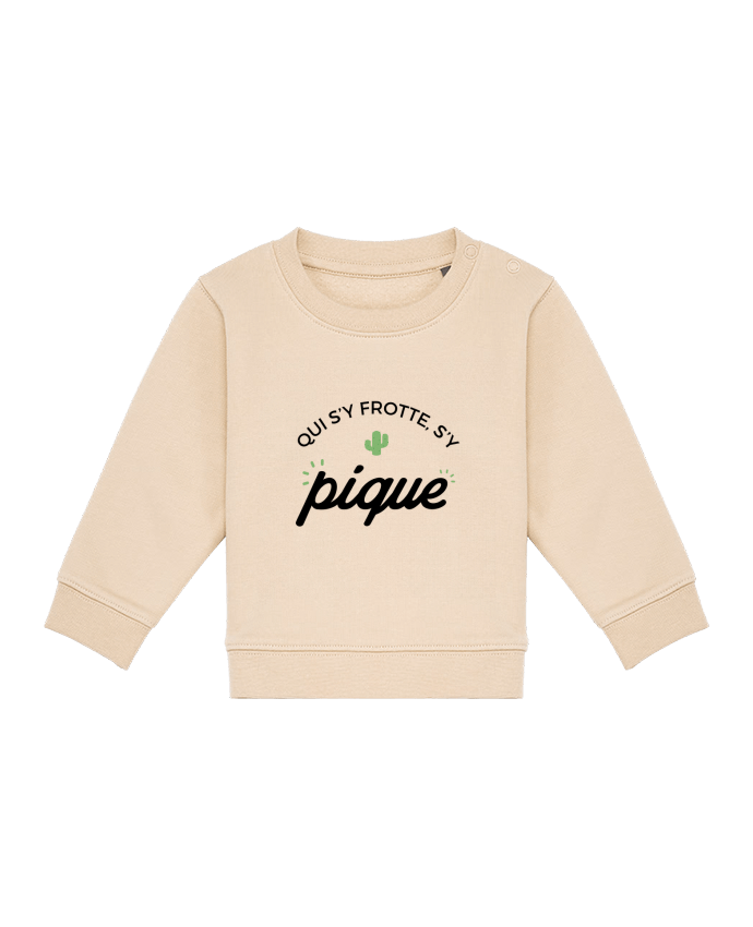 Sweat bébé Qui s'y frotte d'y pique par Nana