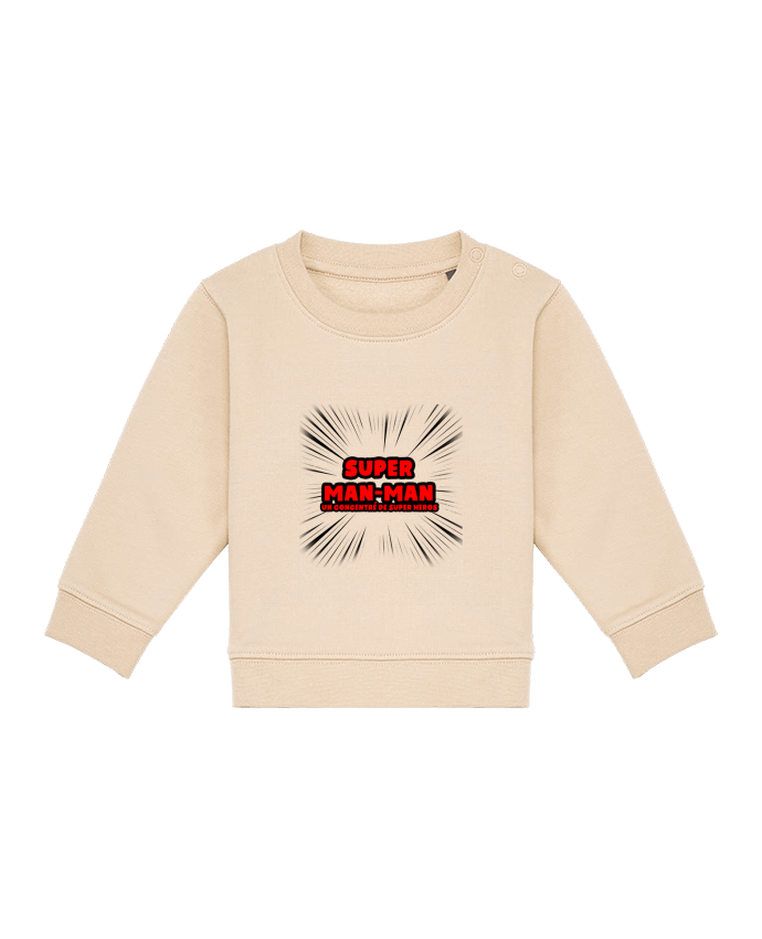 Sweat bébé Super Man-Man par lip