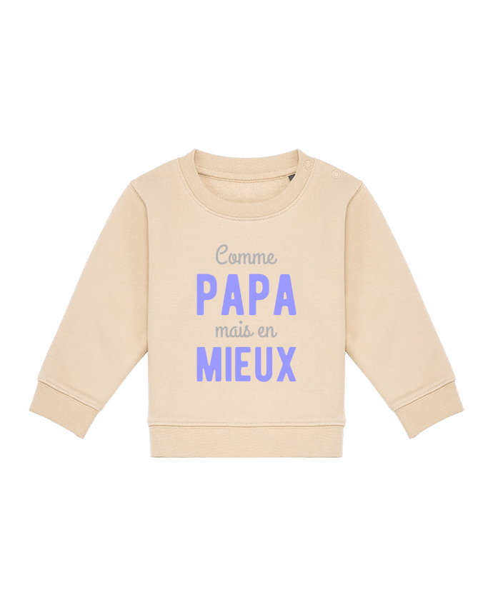 Sweat bébé Comme papa en mieux par Original t-shirt