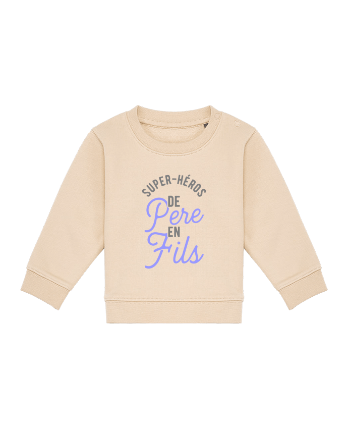 Sweat bébé Super héros de père en fils cadeau par Original t-shirt