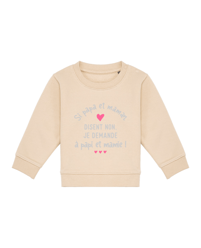 Sweat bébé Papa et maman disent non cadeau naissance par Original t-shirt