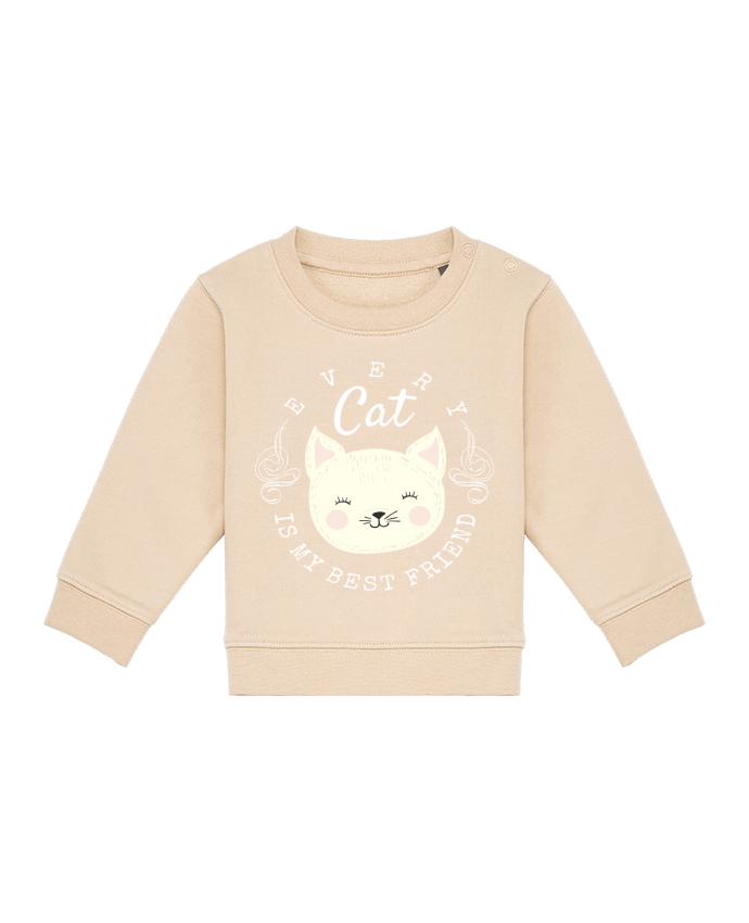 Sweat bébé every cat is my best friend par livelongdesign