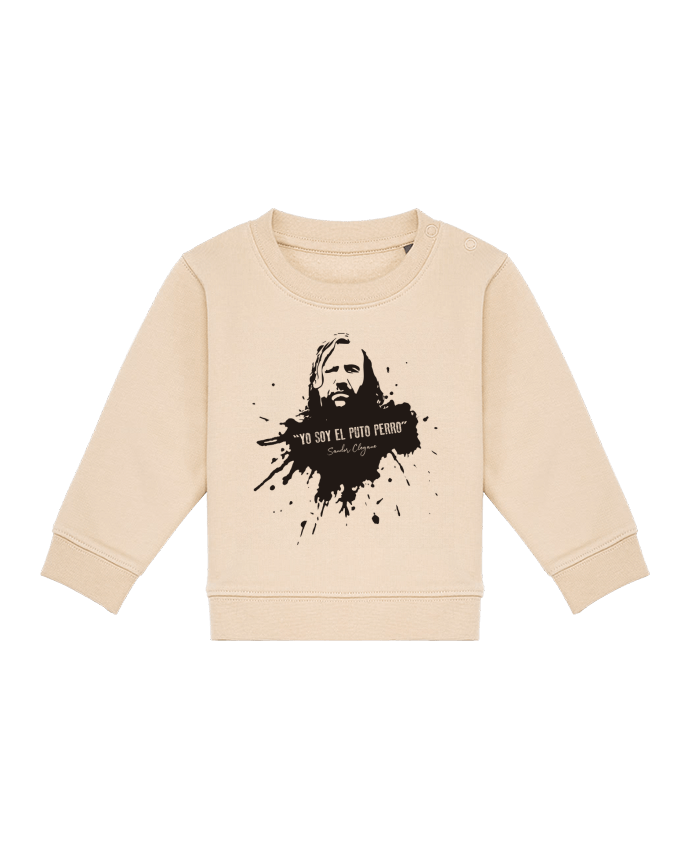 Sweatshirt bébé écoresponsable El Puto Perro Sandor Clegane por Soul Dragon
