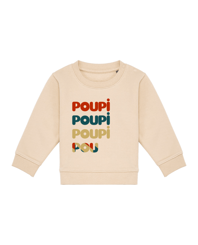 Sweat bébé Poupi Poupi Poupi Pou par Le petit monde de Kélyan