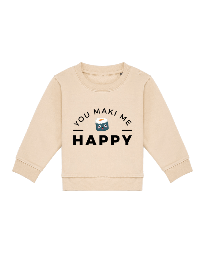 Sweat bébé You Maki me Happy par Nana