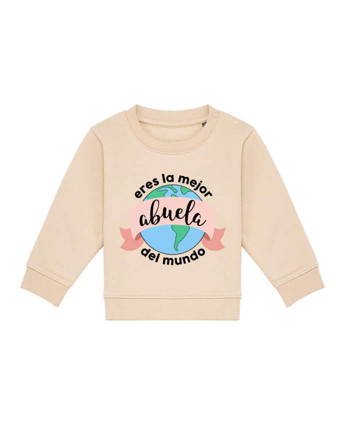 Sweat bébé Eres la mejor abuela del mundo par tunetoo