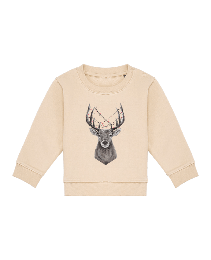 Sweat bébé Xmas deer par Balàzs Solti