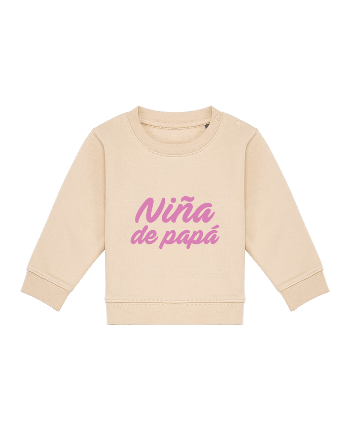 Sweatshirt bébé écoresponsable Papá / Niña de papá por tunetoo