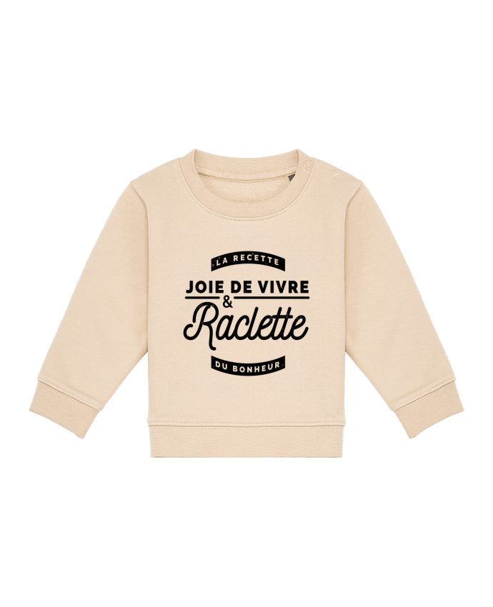 Sweat bébé Joie de vivre et raclette par Rustic