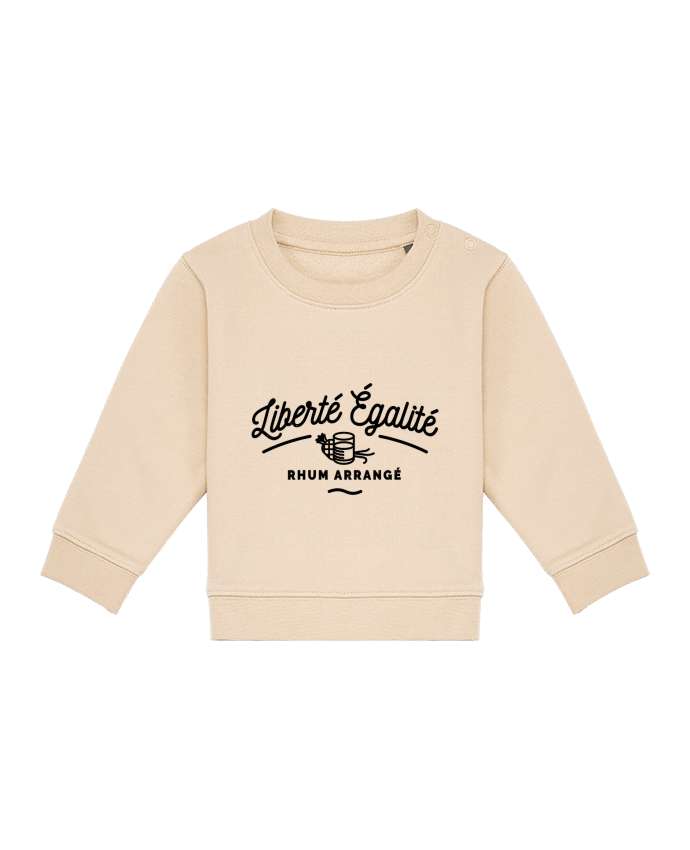 Sweat bébé Liberté égalité Rhum Arrangé par Rustic