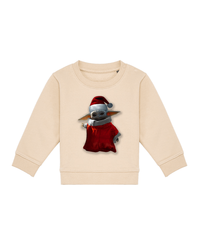 Sweat bébé Baby Yoda lutin de Noël par Kaarto