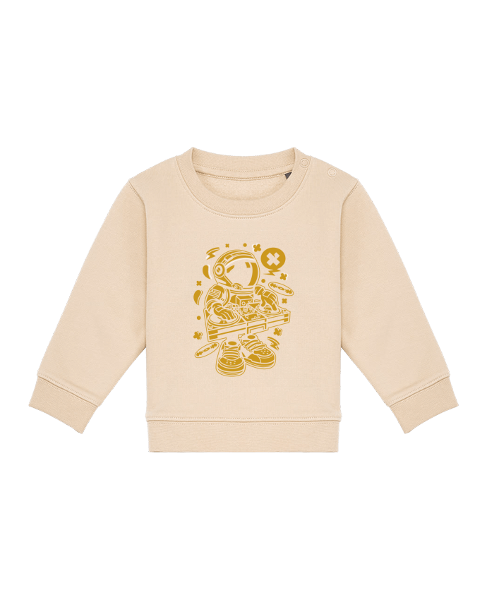 Sweat bébé Dj Astronaute Golden Cartoon | By Kap Atelier Cartoon par Kap Atelier