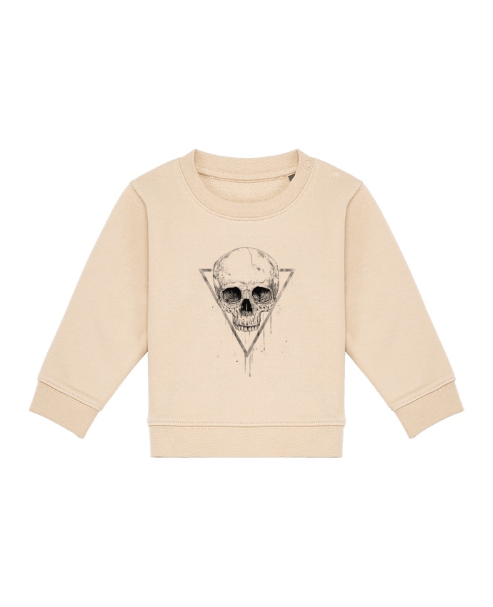 Sweat bébé Skull in a triangle (bw) par Balàzs Solti