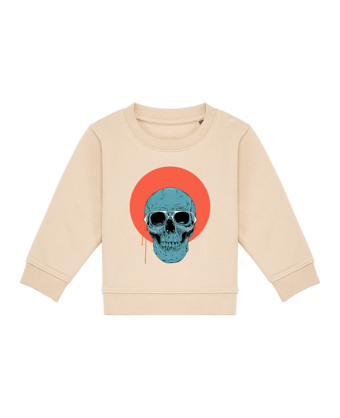 Sweat bébé Blue skull par Balàzs Solti