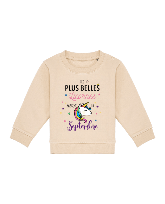 Sweat bébé Belle licorne / Septembre par La boutique de Laura