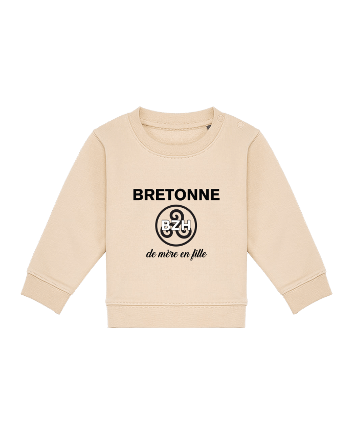 Sweat bébé Bretonne de mère en fille par tunetoo