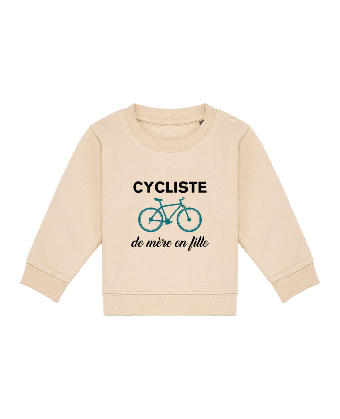 Sweat bébé Cycliste de mère en fille par tunetoo