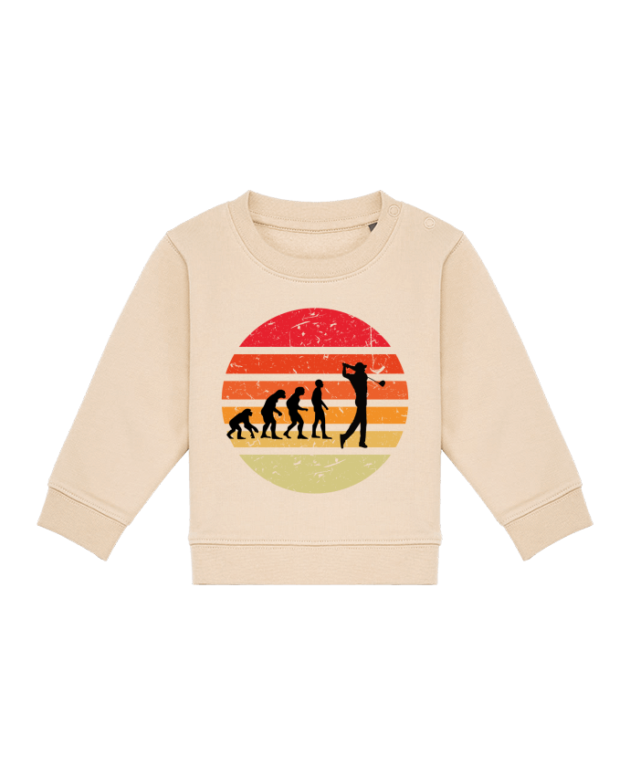Sweat bébé Evolution de l'homme GOLF par Cheerocki