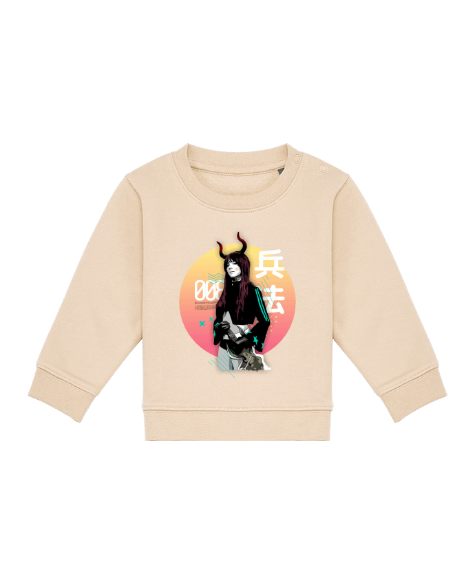 Sweat bébé Onna Bugeisha 008 par Pils