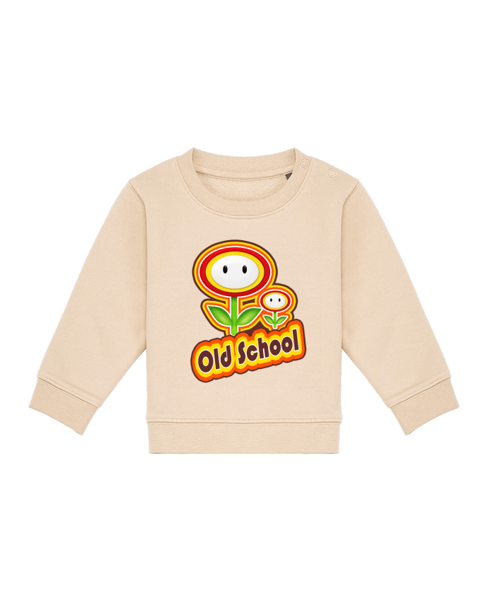Sweat bébé fleure old school par feijao
