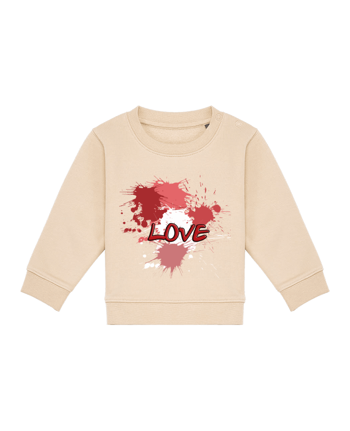 Sweat bébé Love - Amour par Toncadeauperso