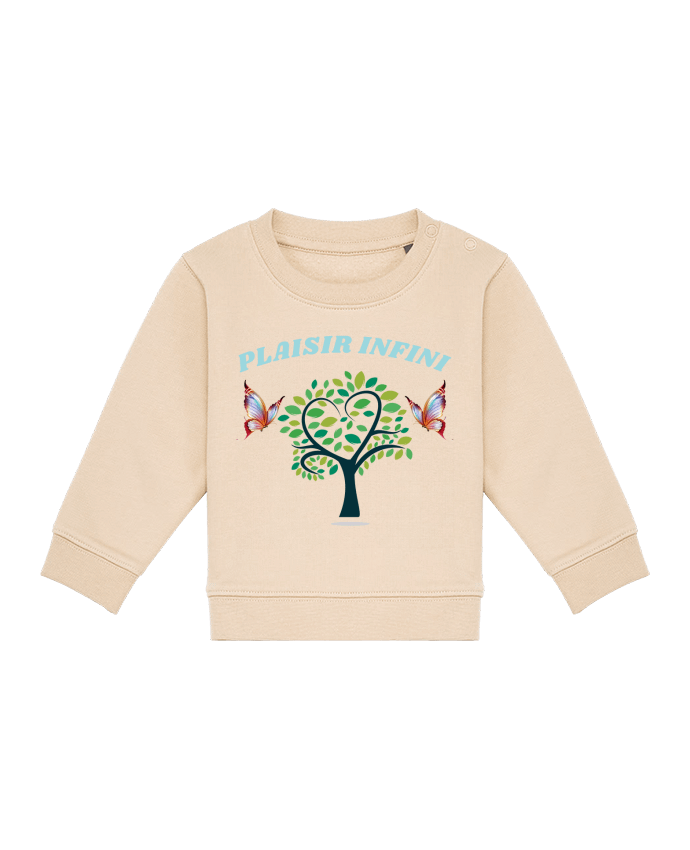 Sweat bébé L'arbre de coeur et les papillons PLAISIR INFINI par PLAISIR INFINI