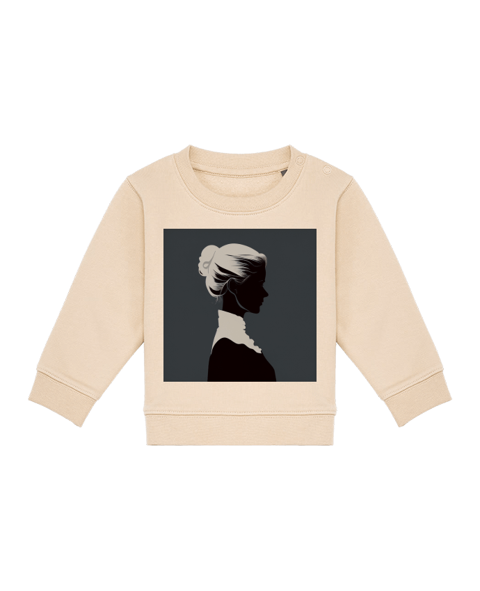 Sweatshirt bébé écoresponsable Profil Femme por Louis_Designs