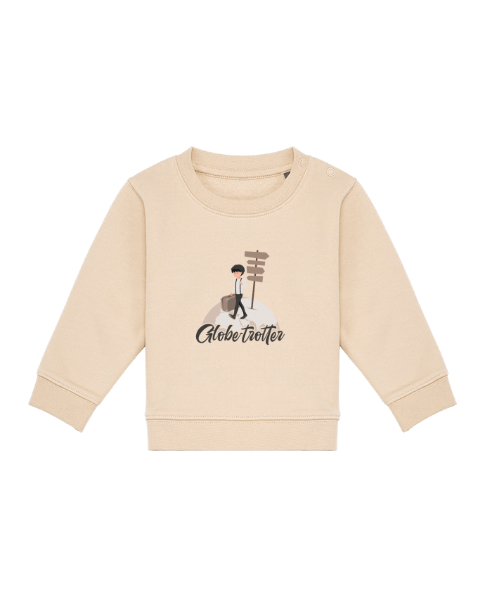 Sweat bébé Globe-Trotter 3 par Sheepandco