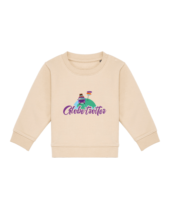Sweat bébé Globe-Trotter 2 par Sheepandco
