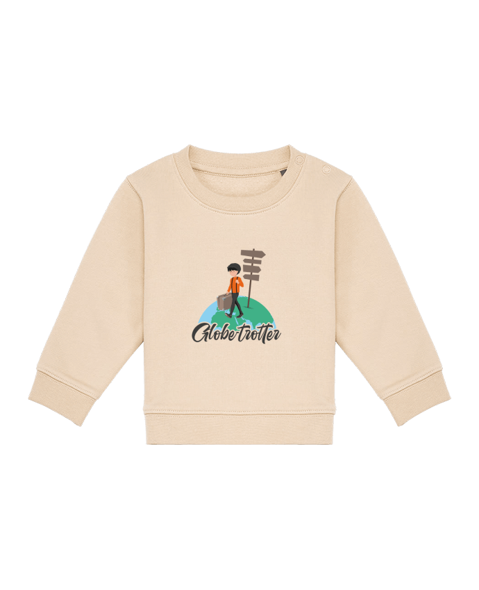 Sweat bébé Globe-Trotter 4 par Sheepandco