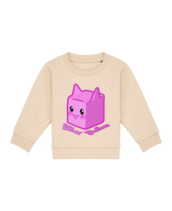 Sweat bébé Chat Mallow par Lamouchenoire