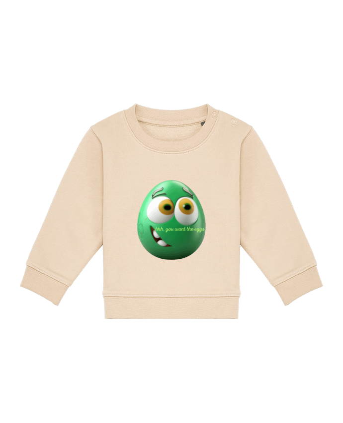 Sweat bébé Copie de Œufs Verts des yeux drôle Jambon Sourire Visage Petit Déjeuner T-Shirt par Nasa 