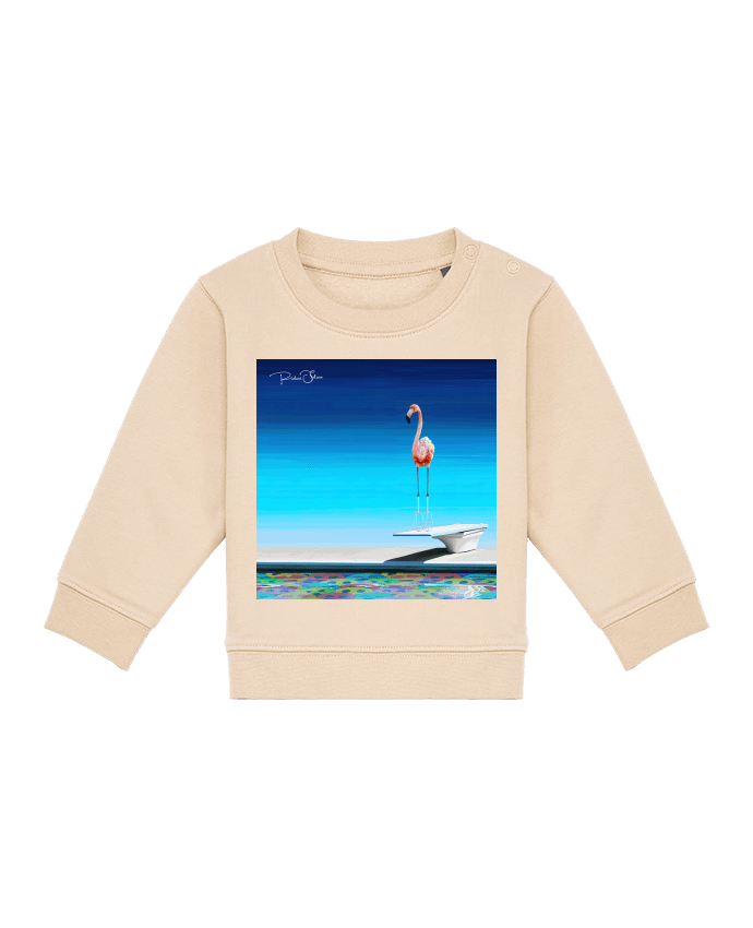 Sweat bébé Flamingo at the pool par MagicDesign