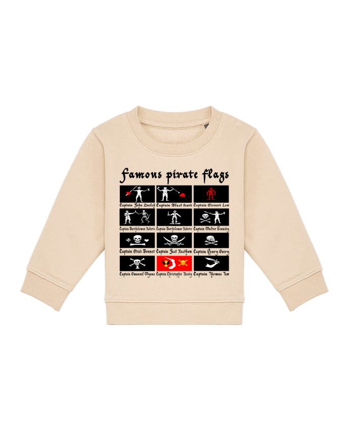 Sweat bébé Drapeaux pirates célèbres par LAGUENY