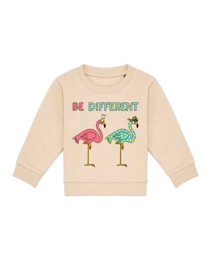 Sweat bébé Flamant rose différent par LAGUENY