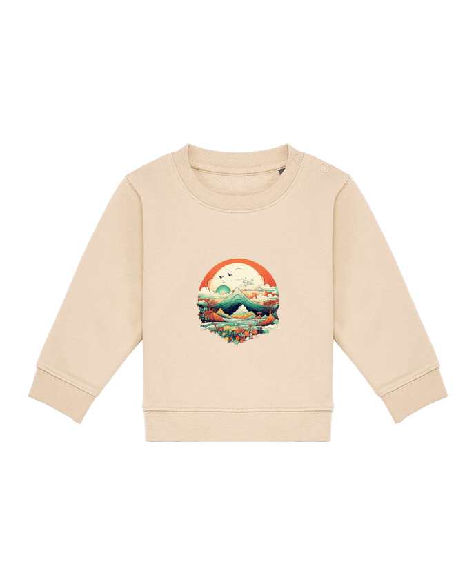 Sweat bébé Exotic Summer Vibes par TheWolfofArt