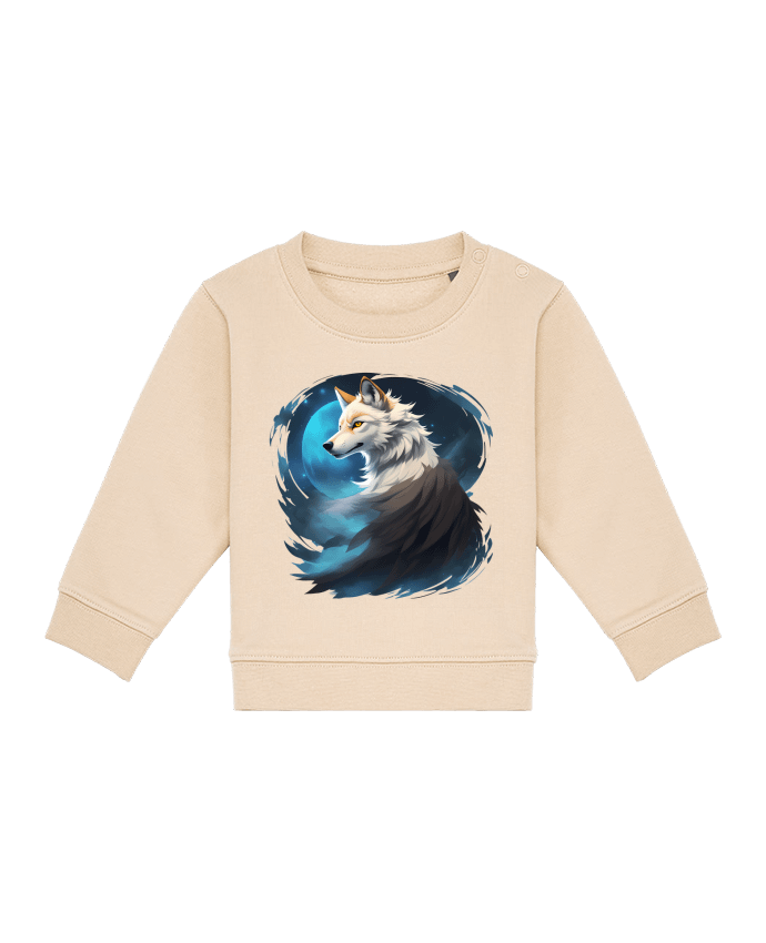 Sweat bébé La Lueur du Loup : Entre Ténèbres et Mystère par ALXCOOZ1 DESIGN