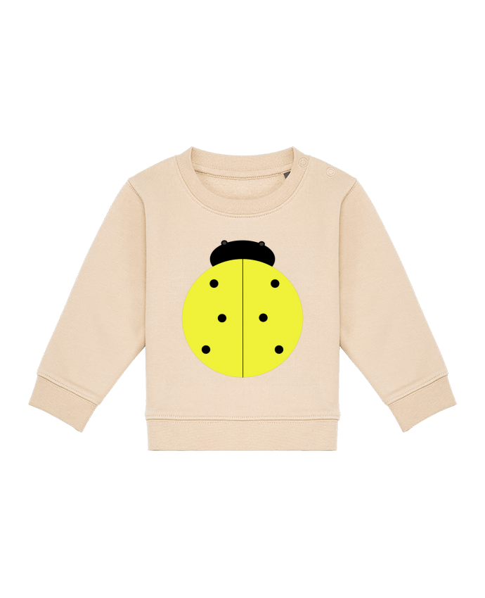 Sweat bébé Coccinelle jaune par Les Caprices de Filles