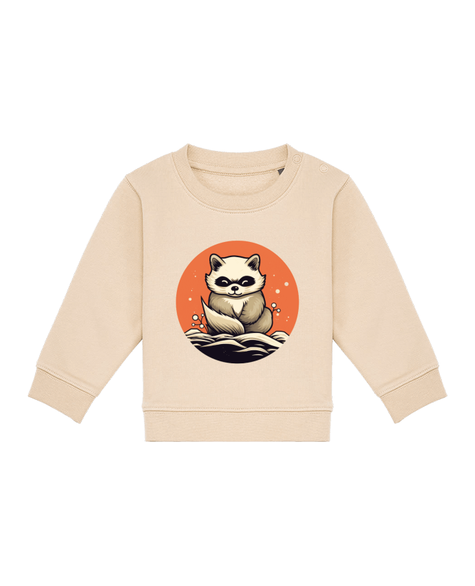 Sweat bébé tanuki par WabiSabi
