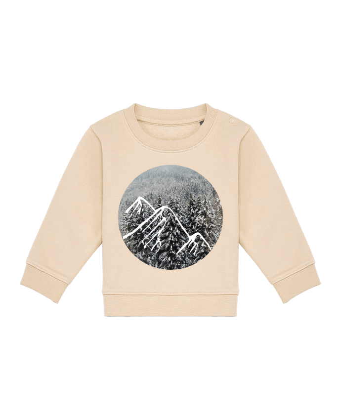 Sweat bébé Sapins par Pom
