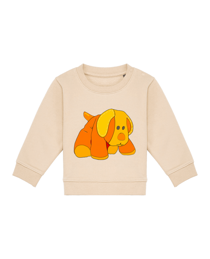 Sweat bébé Petit chien doudou en peluche par Bief Designs.