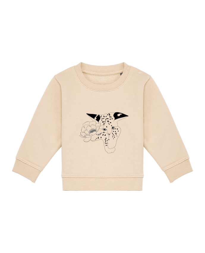 Sweat bébé savahnna et fleurs par mflower