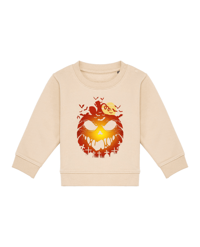 Sweat bébé Halloween Scary Pumpkin par LM2Kone