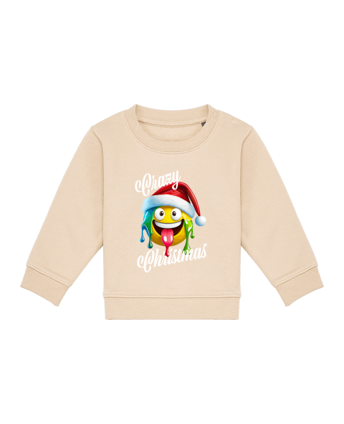 Sweat bébé Emoji Fondant. Crazy Christmas par Featheart