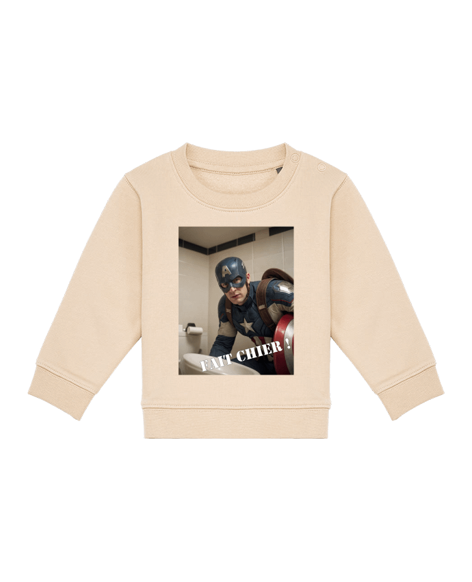 Sweat bébé Capitaine America par TiA