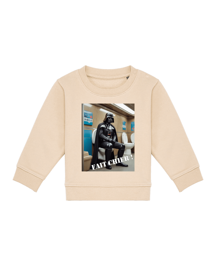 Sweatshirt bébé écoresponsable Dark Vador by TiA