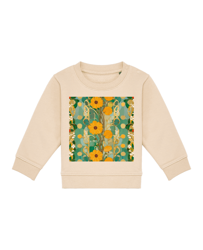 Sweat bébé flowers art nouveau par Livelyart77