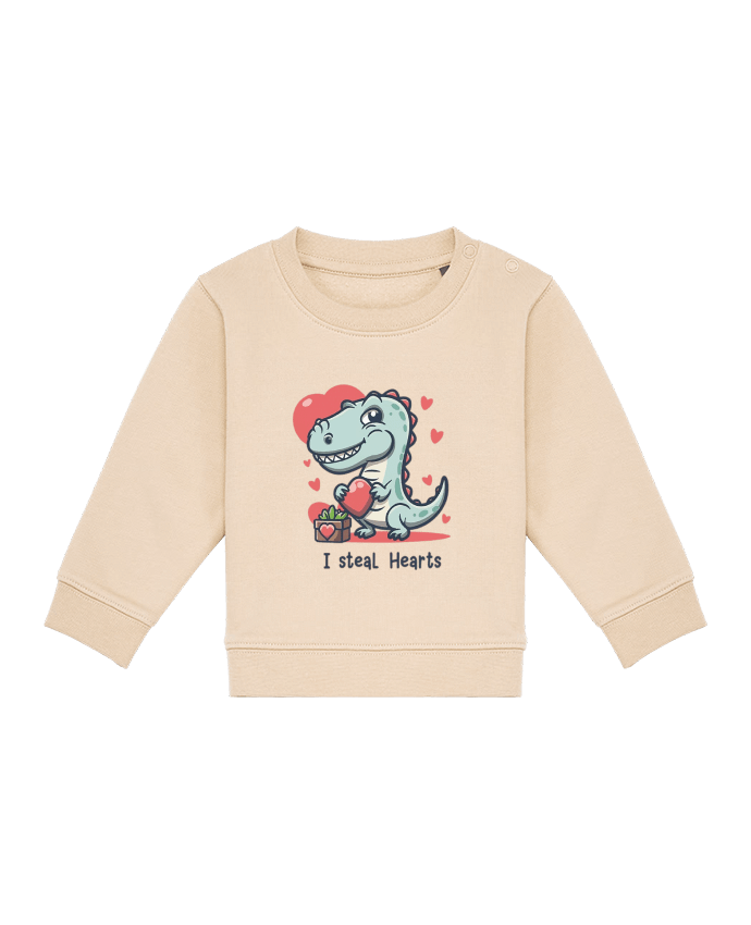 Sweat bébé je vole le coeur par VSGA