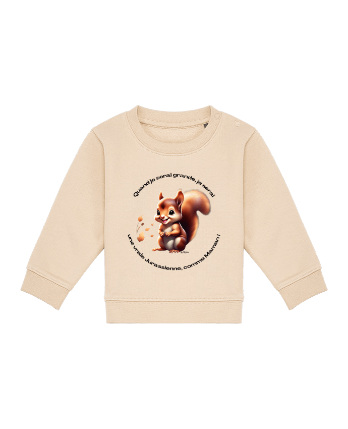 Sweat bébé Quand je serai grande, je serai une vraie Jurassienne, comme maman ! par JURAFAN